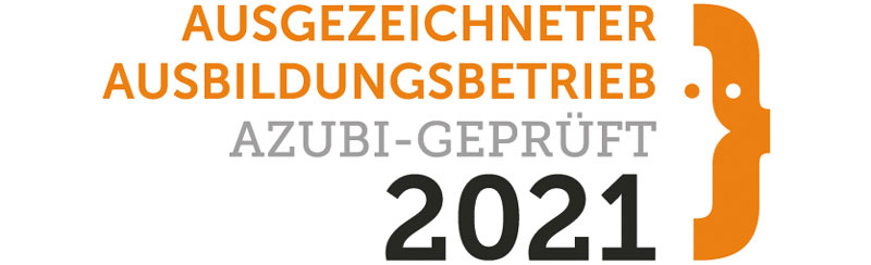 Logo Ausgezeichneter Ausbildungsbetrieb 2021